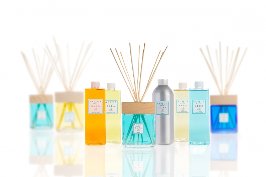 Les diffuseurs de parfum d'ambiance Acqua dell'Elba, un objet précieux et respectueux de l'environnement