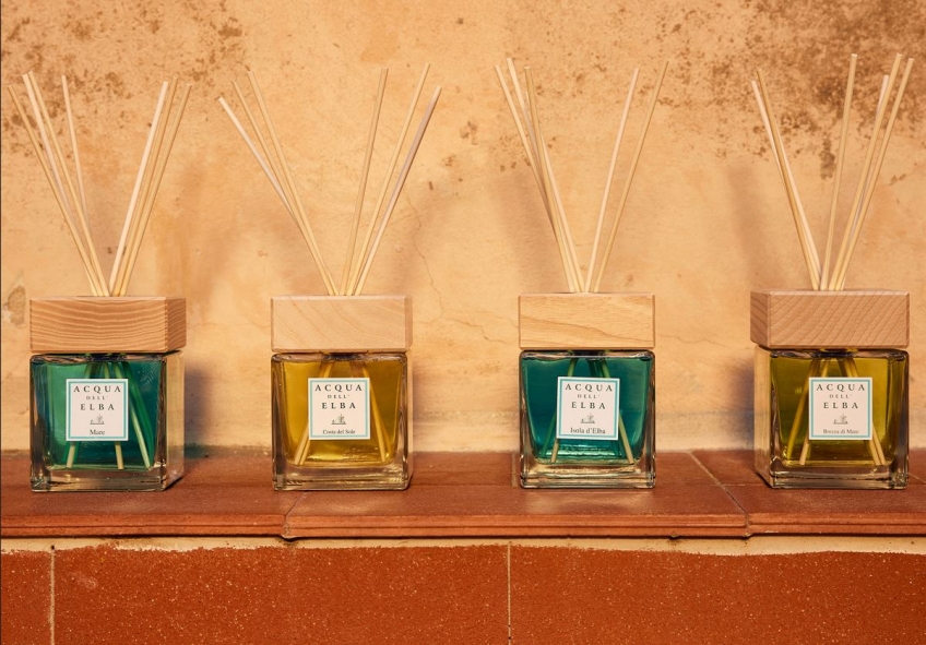 Acqua dell’Elba room fragrance dispenser, a chic and elegant solution