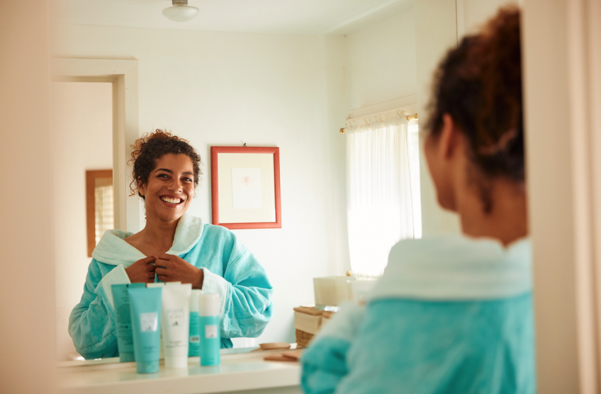 Ligne de produits de toilette, une routine quotidienne riche en petits plaisirs