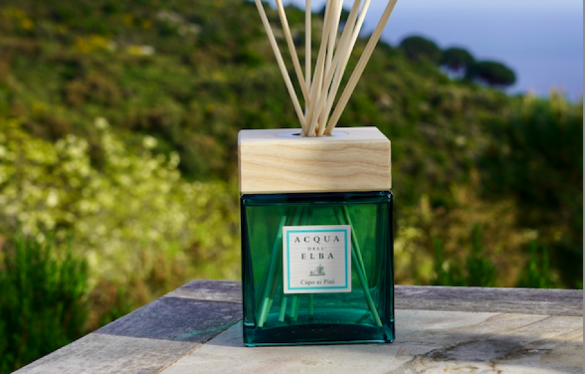 Voici "Capo ai Pini", notre nouveau diffuseur d'ambiance fleuri et vert